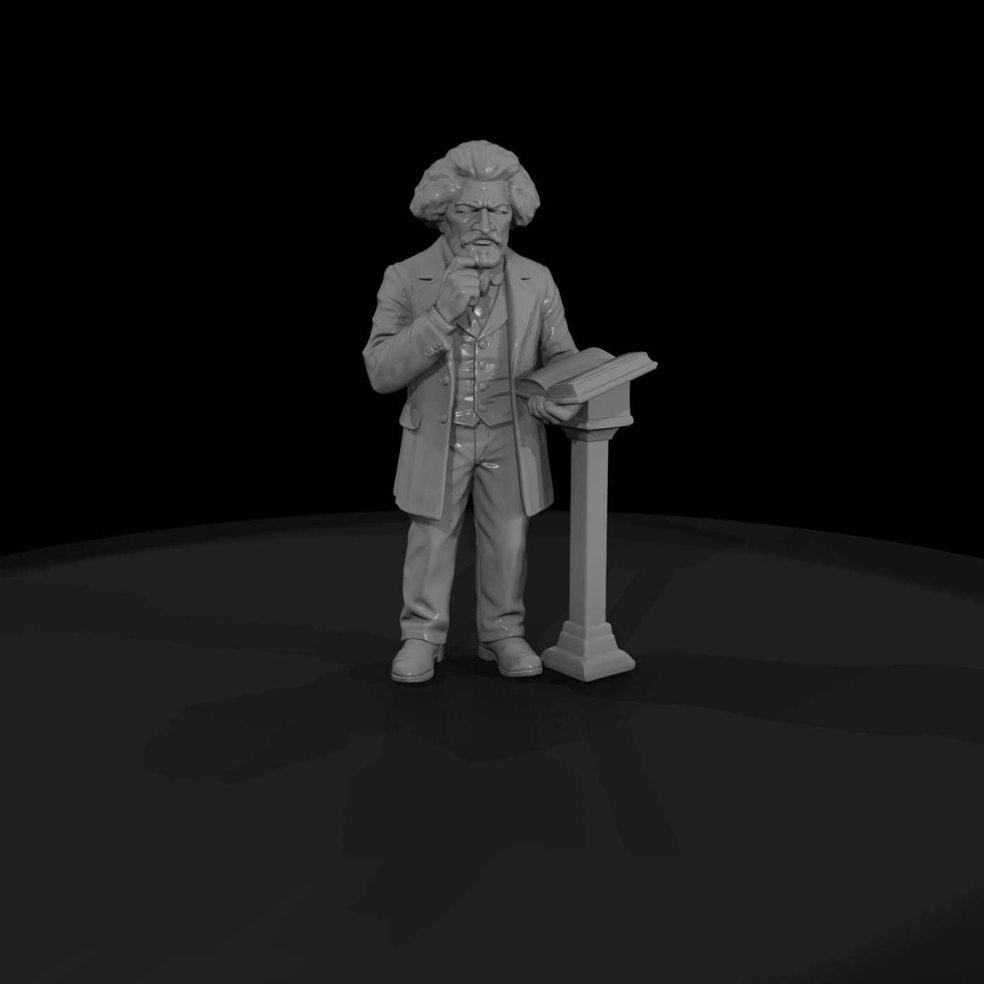 Hist 0165 Historical Frederick Douglass Miniature