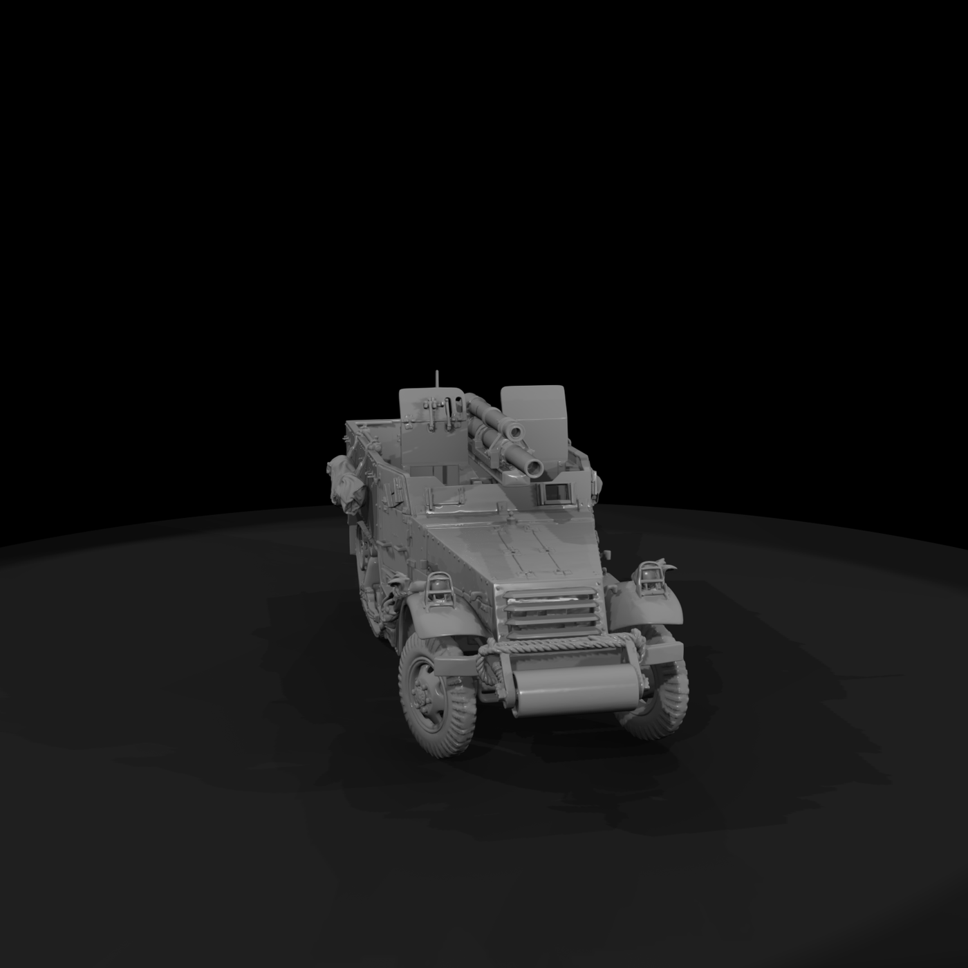 20260612 Armored Halftrack Self Propelled Gun Fbab