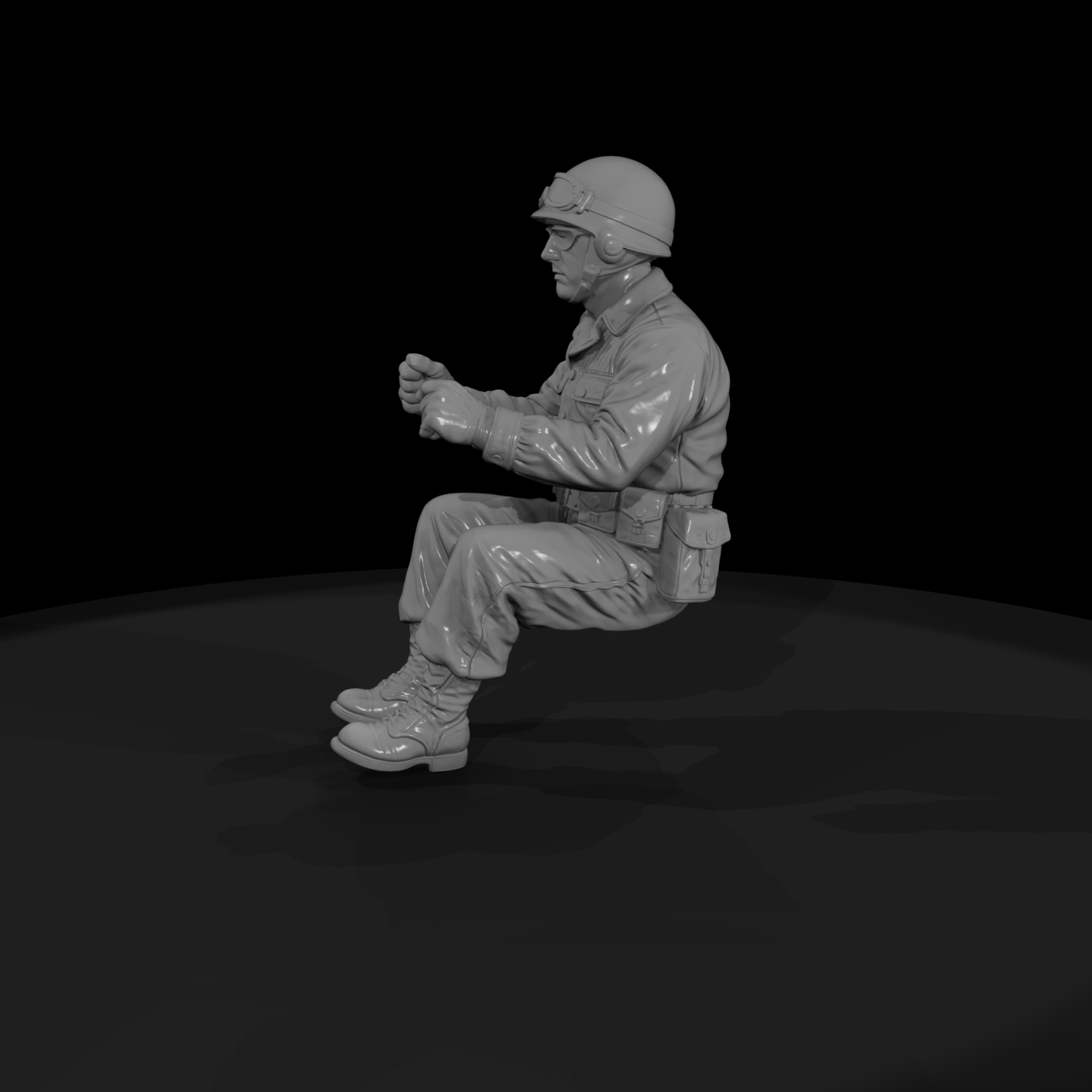 Ww2 Army 009 Wwii U S Army Truck Driver Figure
