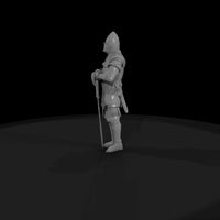 medieval-full-plate-knight-miniature-ho-1-87-standing-figure-830965 — thumbnail 5