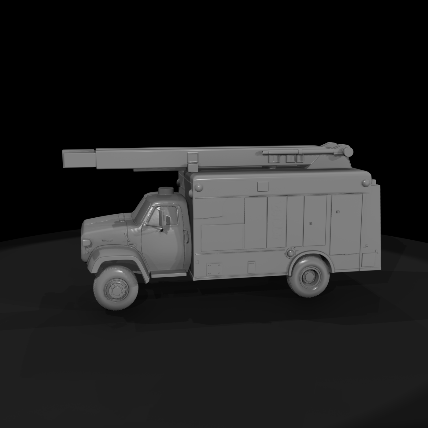 Vintage GMC Utility Boom Truck