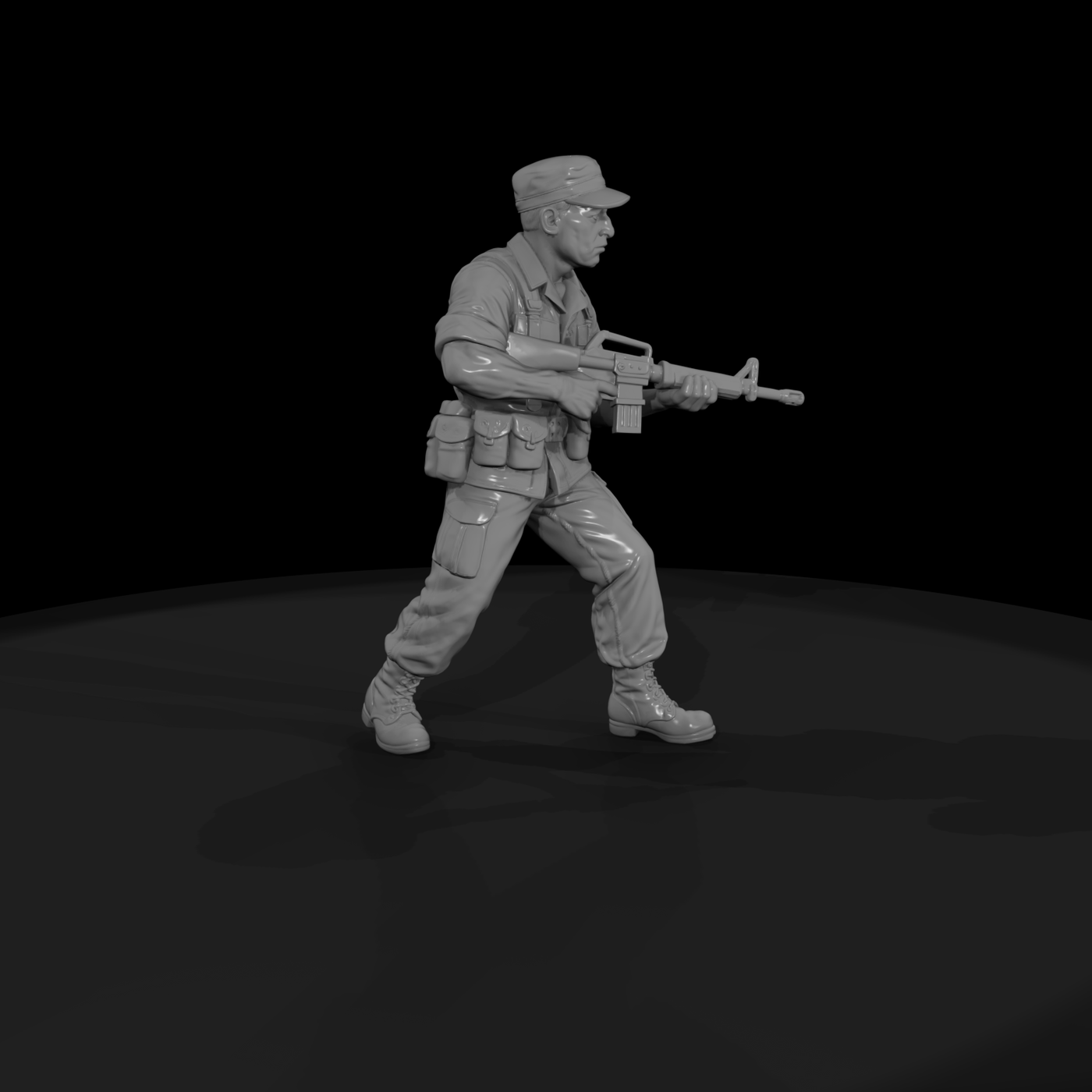 Vn Army 081 Vietnam U S Army Rifleman Figure