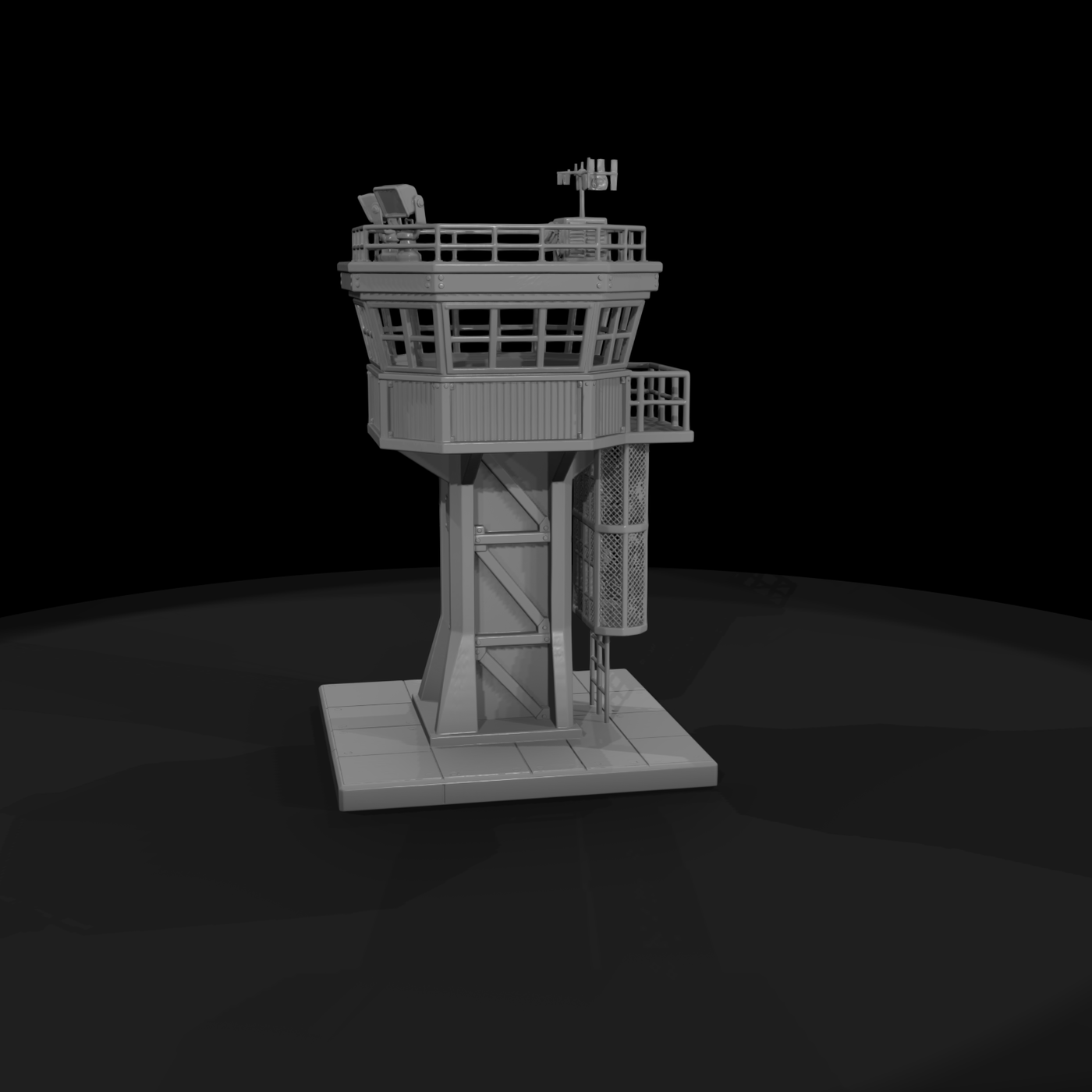 Mil 204 1980S Cold War Perimeter Guard Tower