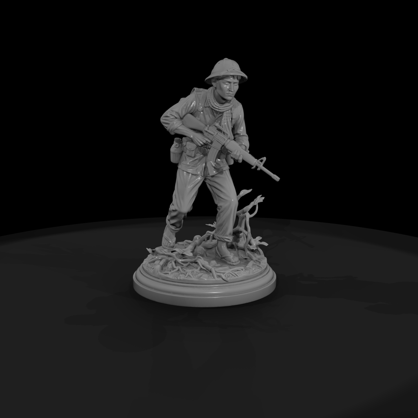 Viet Cong Scout on Patrol