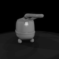 retro_mid_century_canister_vacuum_3d_model — thumbnail 4