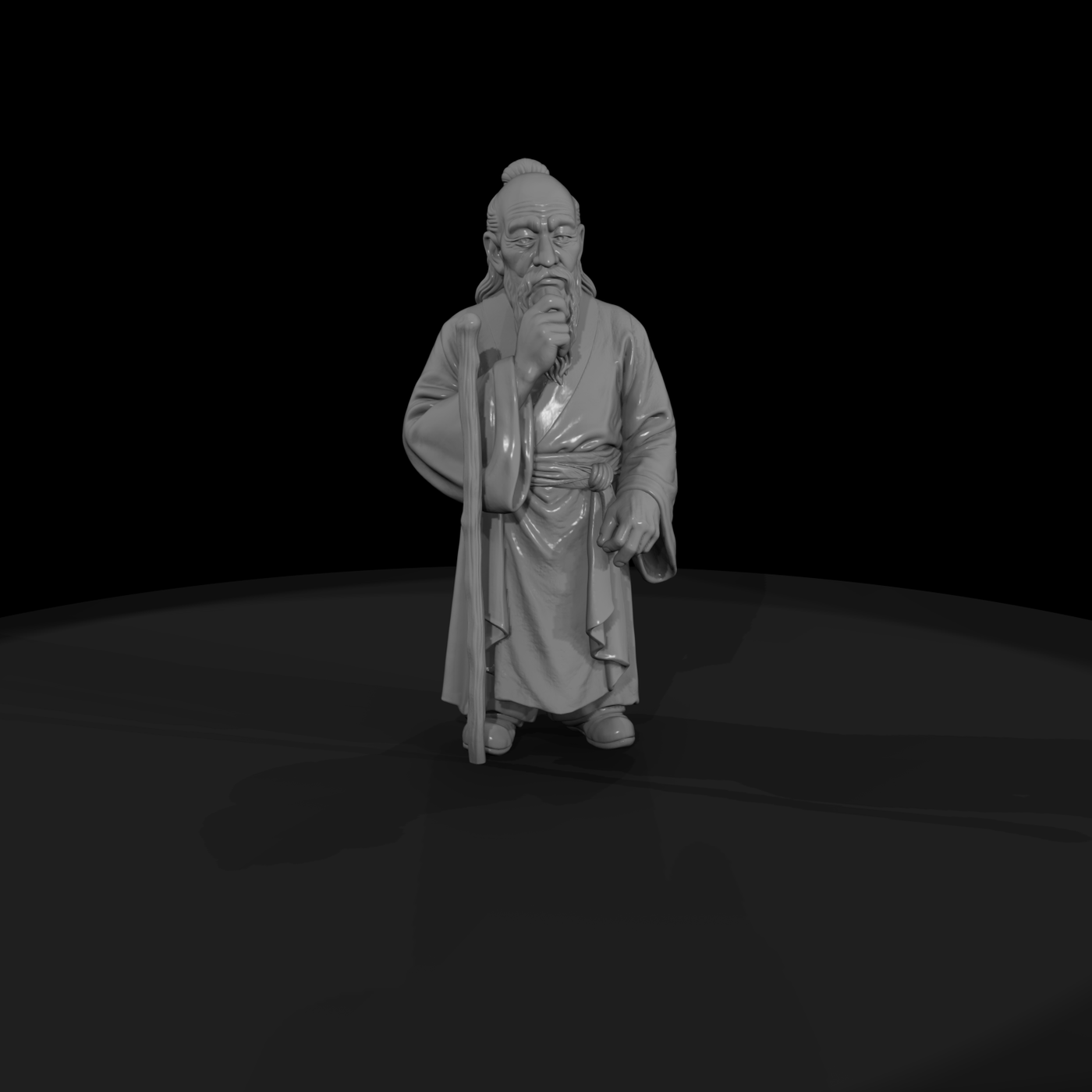 Hist 0049 Historical Laozi Miniature Figure