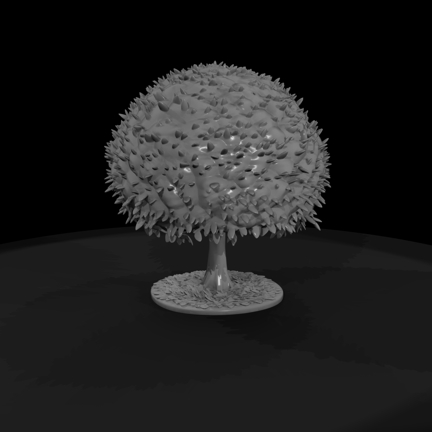 Stylized Spiky Fantasy Tree