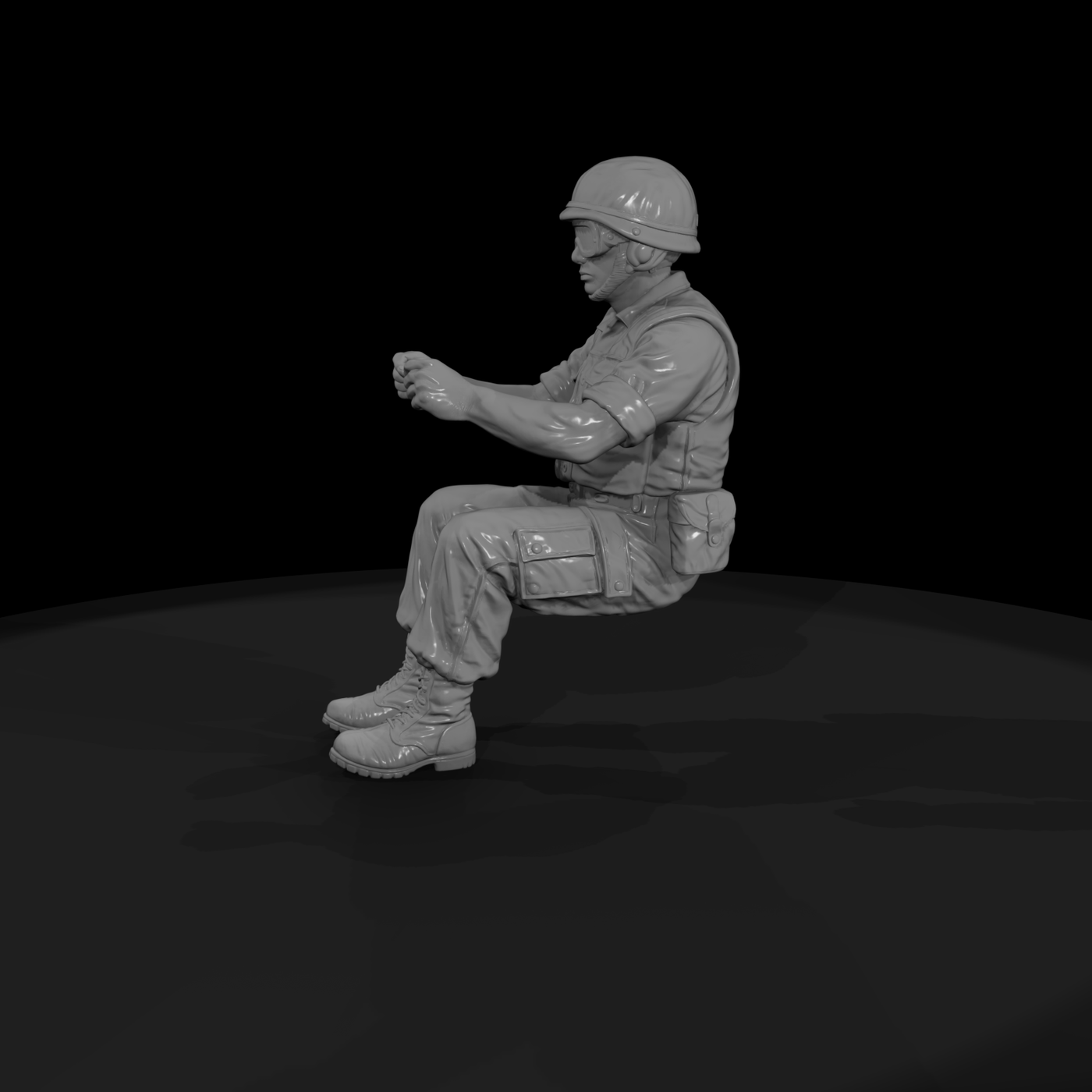 Vn Army 025 Vietnam U S Army Truck Driver Figure