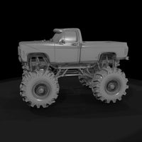 untextured-lifted-chevy-monster-pickup-3d-model-dd — thumbnail 4