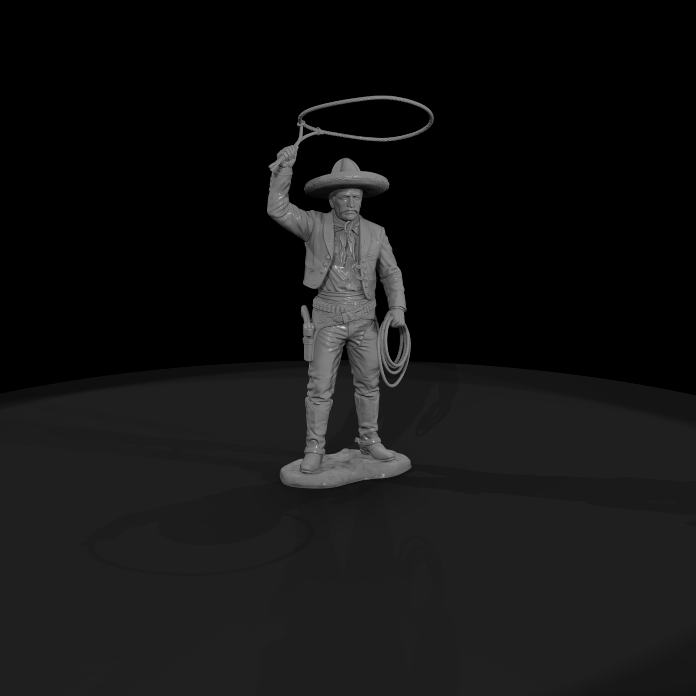 Vaquero Lawman with Lariat