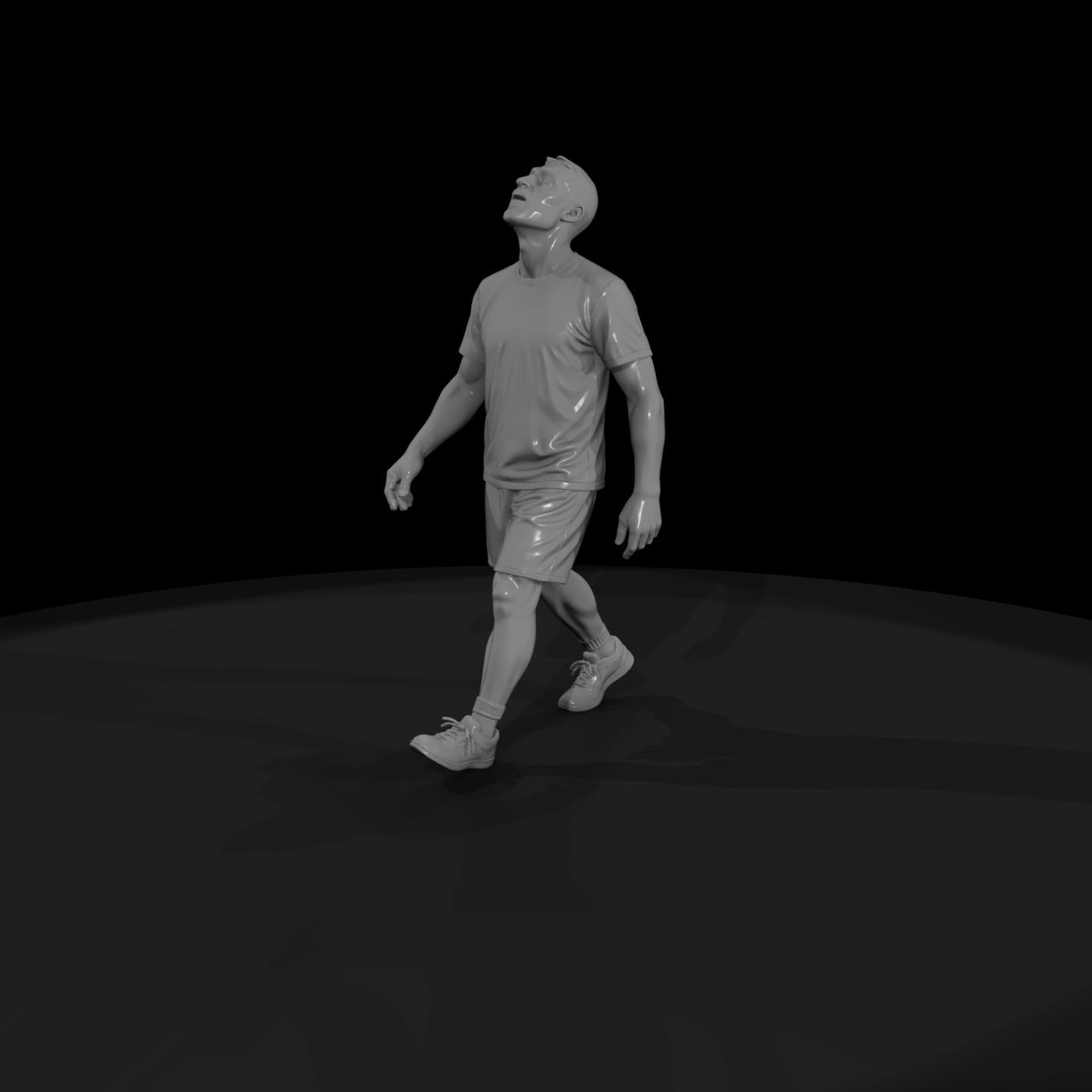 Hacky Sack Player Mid-Game