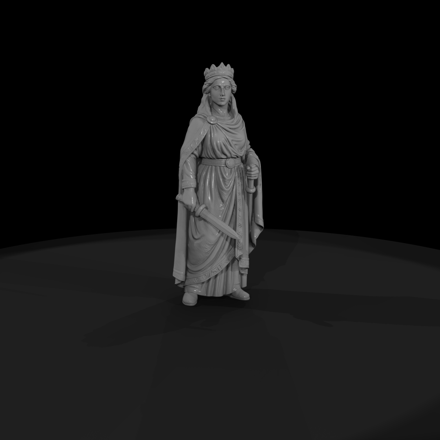 Hist 0045 Historical Queen Zenobia Miniature Figur