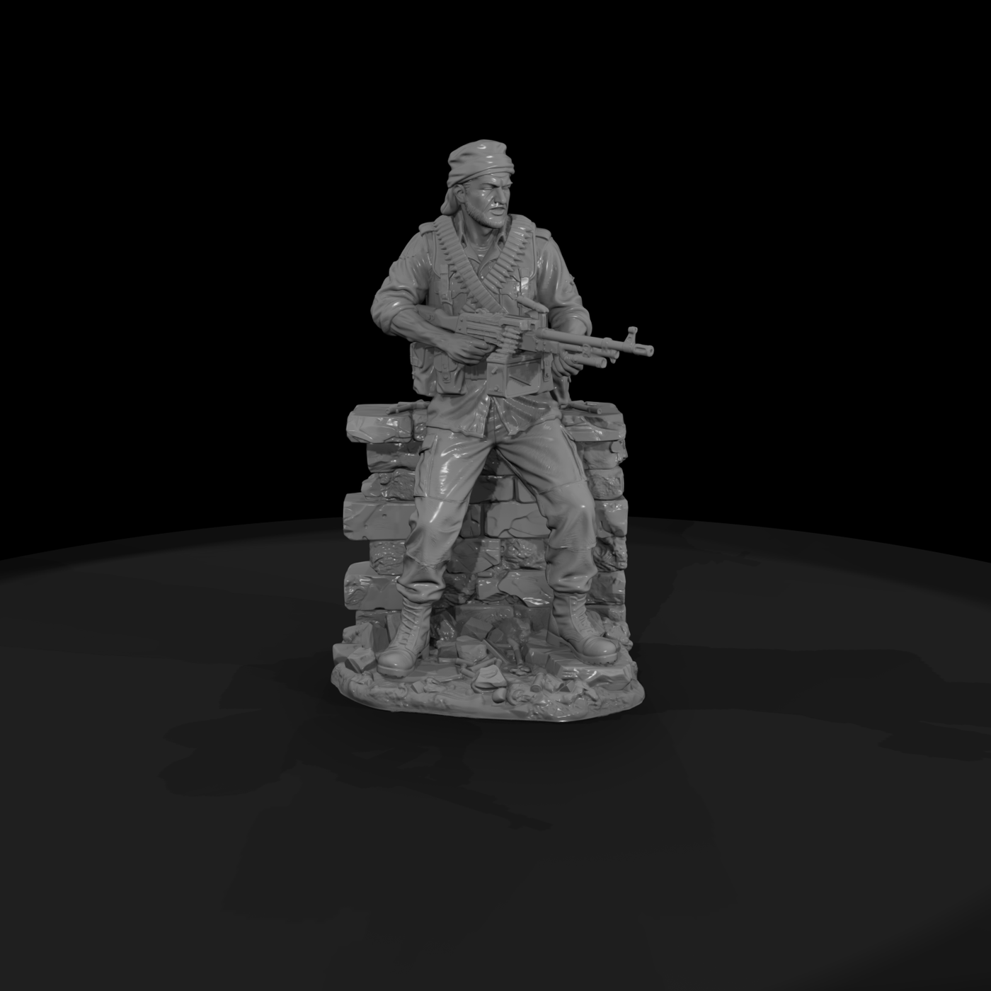 Crm 051 Insurgent Fighter Machine Gunner