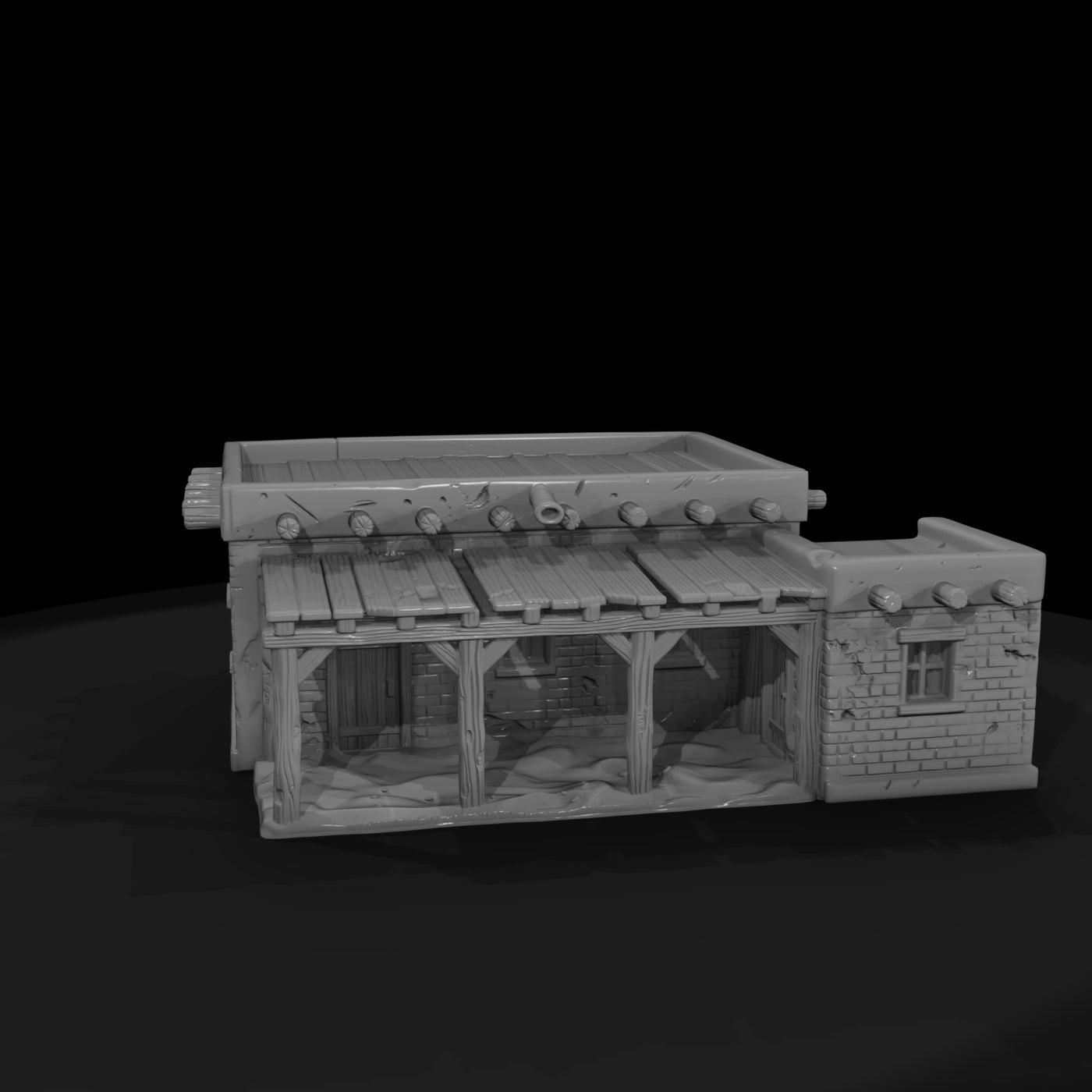 mil-009-wild-west-fort-adobe-presidio-building