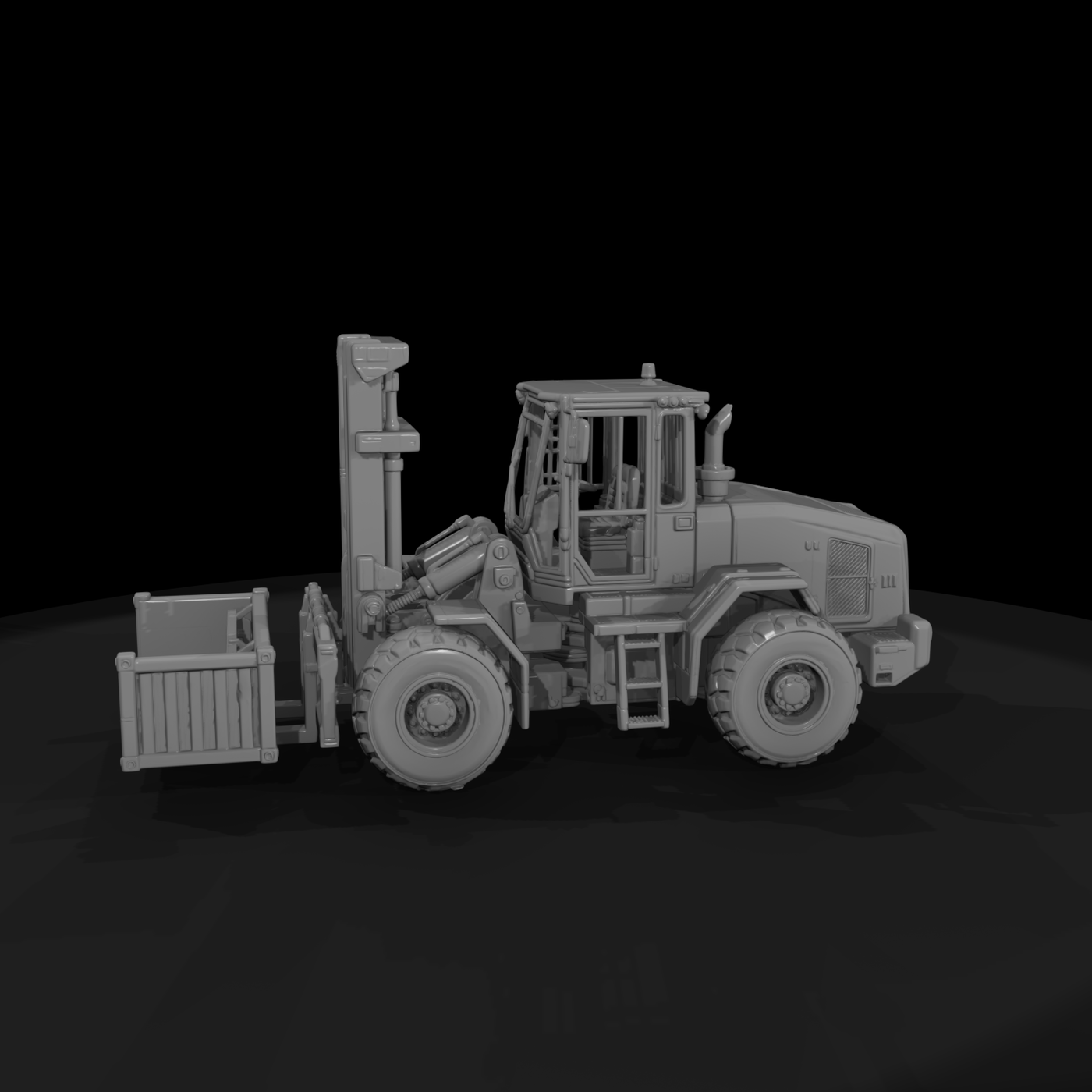 Mil 270 Modern Desert Cargo Forklift