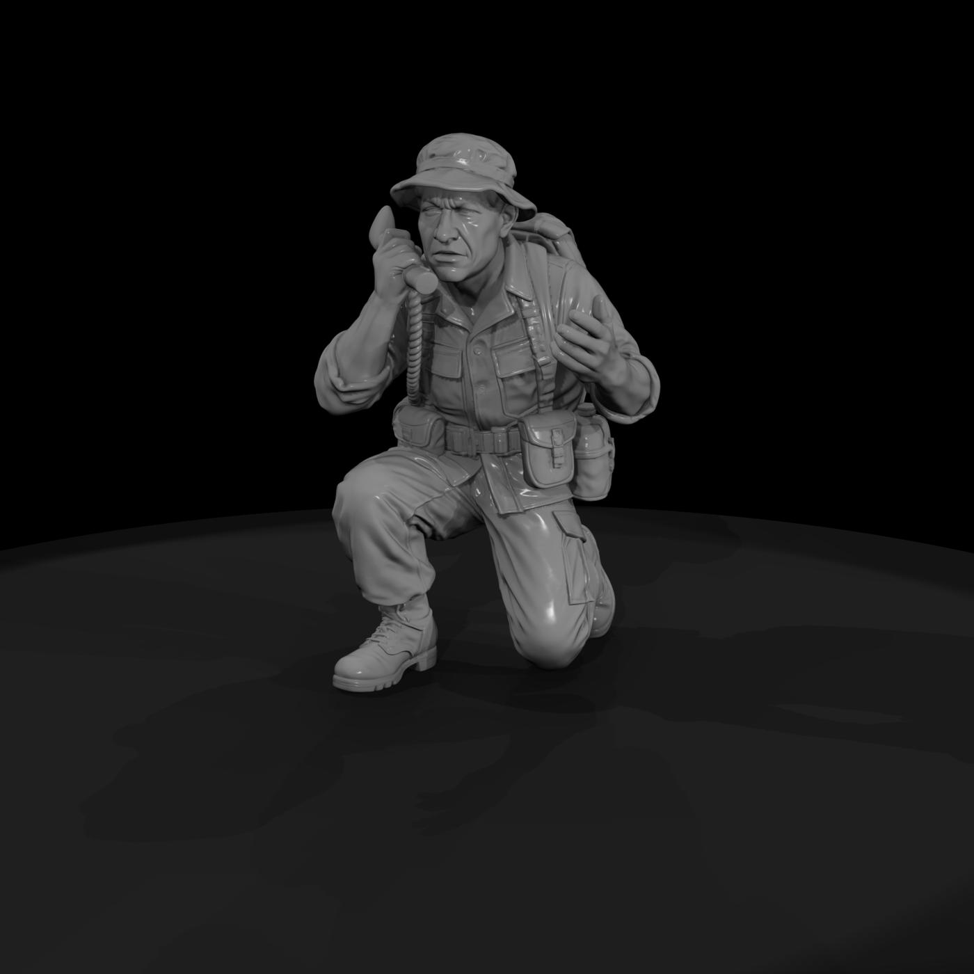Vn Army 029 Vietnam U S Army Radio Operator Figure