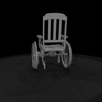 wheelchair-3d-model — thumbnail 6