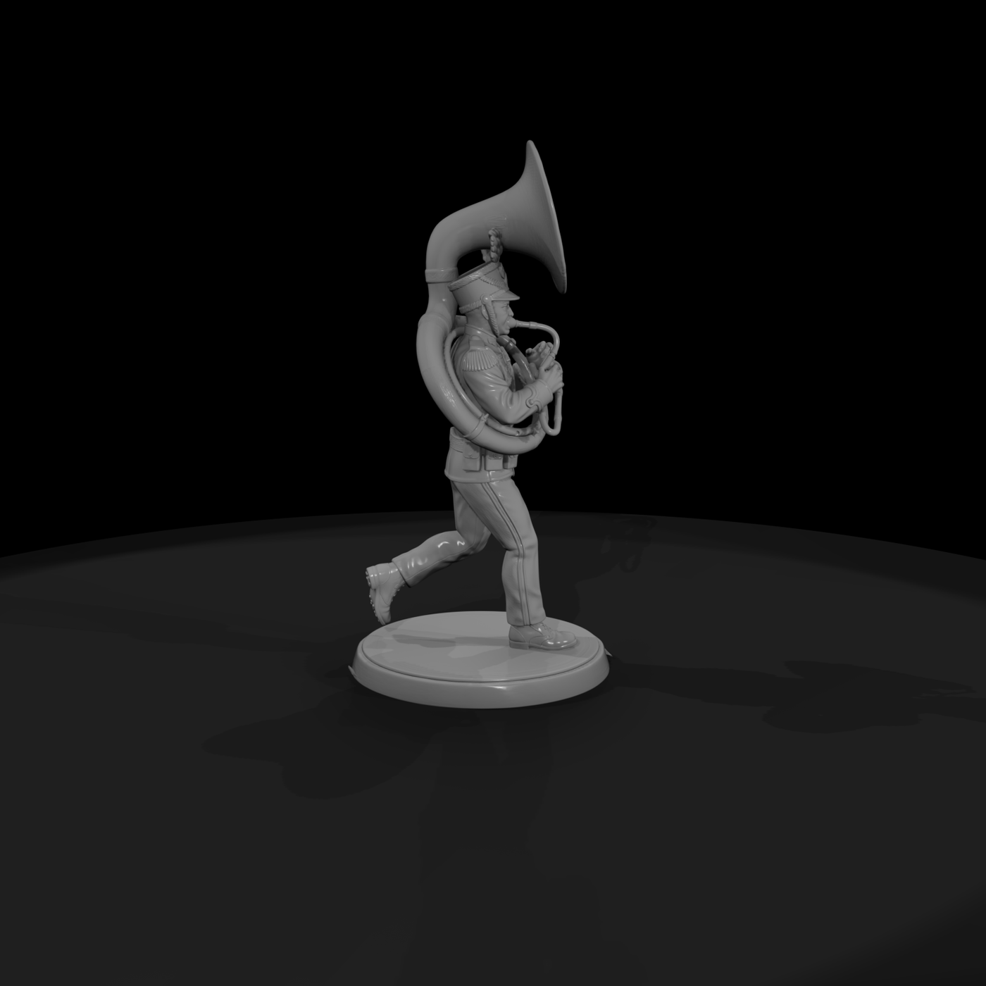 Poparc 0214 Brass Band Sousaphone Player Alternate