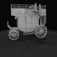 wooden-stagecoach-horse-drawn-carriage — thumbnail 4