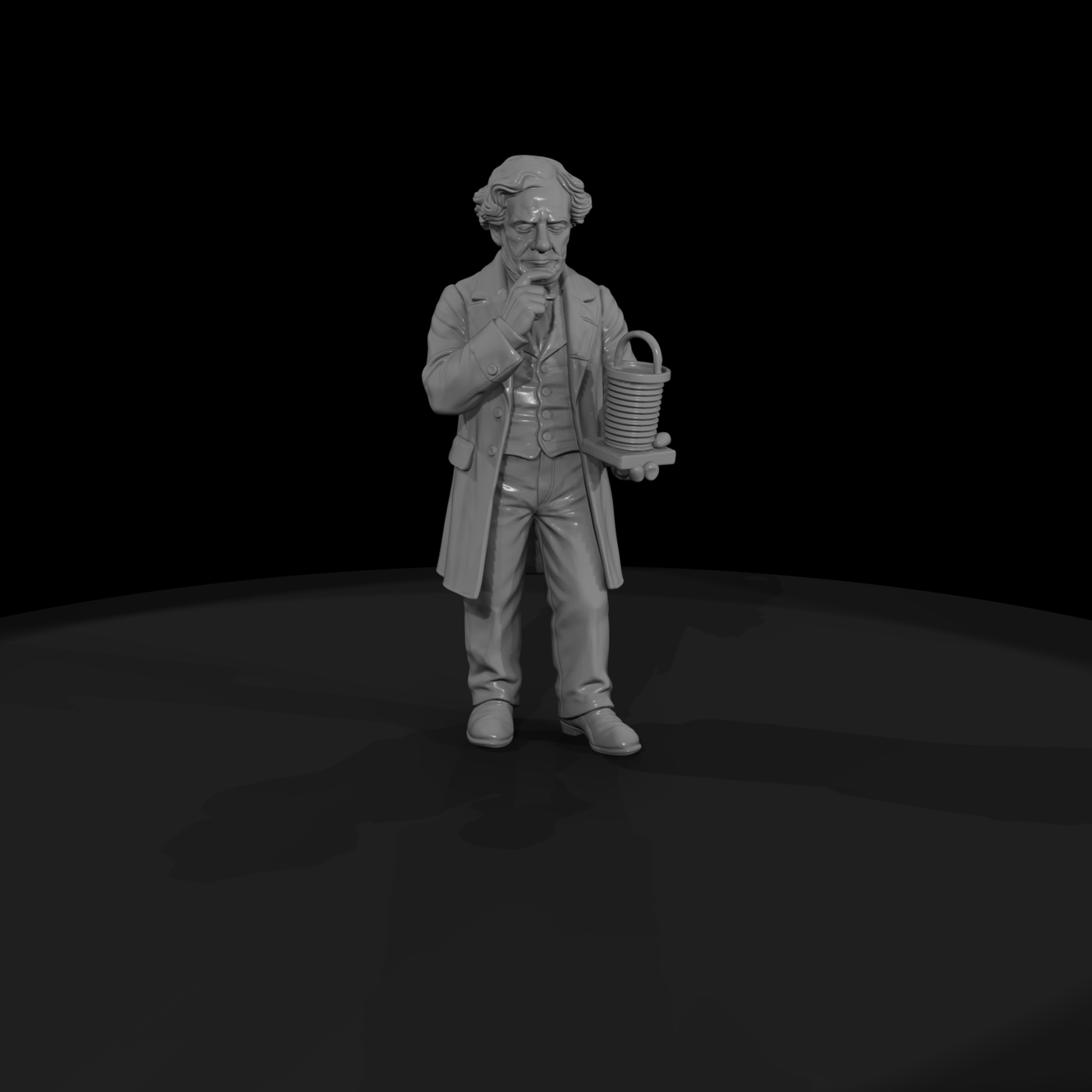 Hist 0180 Historical Michael Faraday Miniature Fig
