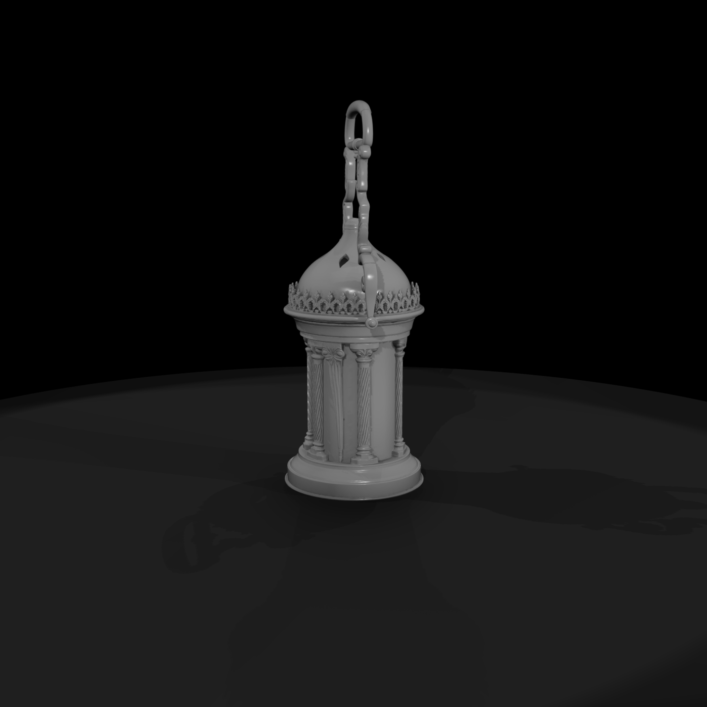 Victorian Ornate Hanging Lantern — Model Rail & Lamp