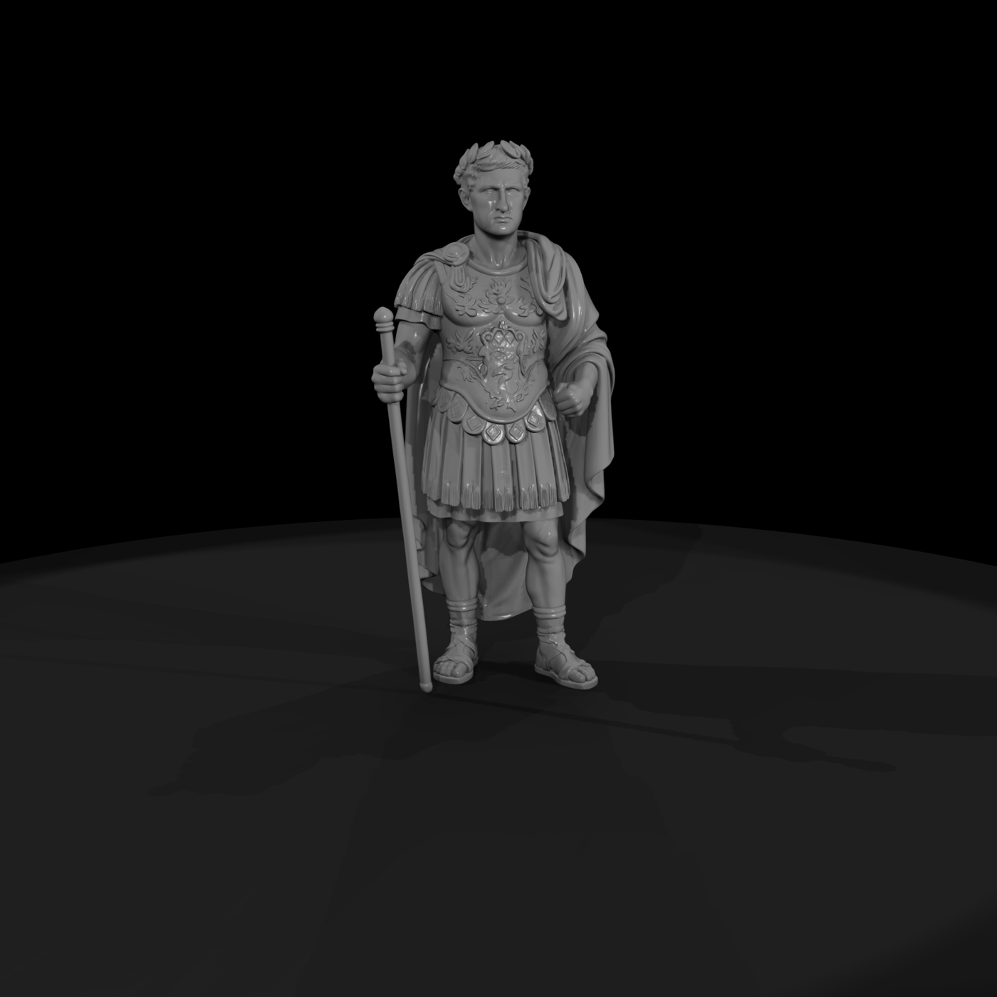 Hist 0036 Historical Augustus Miniature Figure