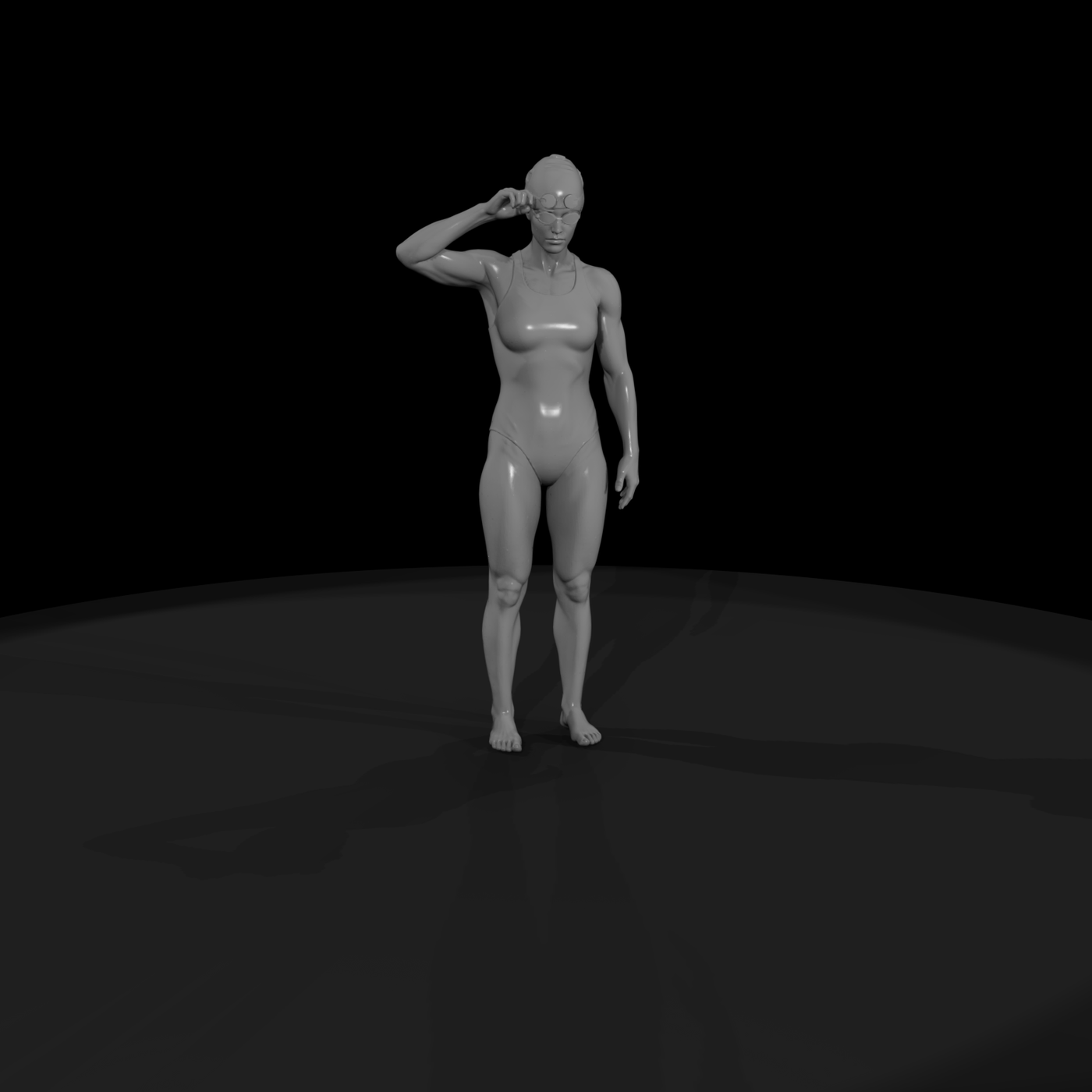 0090 Sports Swimmer F Pool