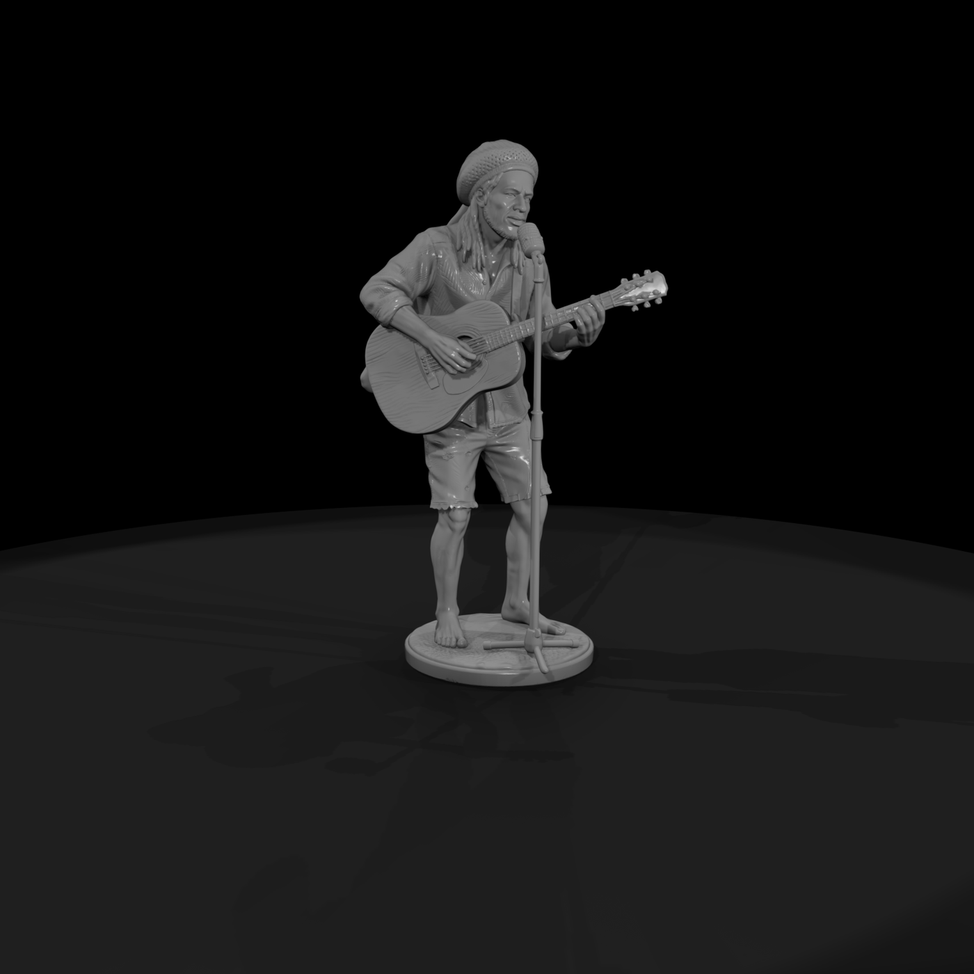 Poparc 0183 Reggae Beach Singer Alternate Pose
