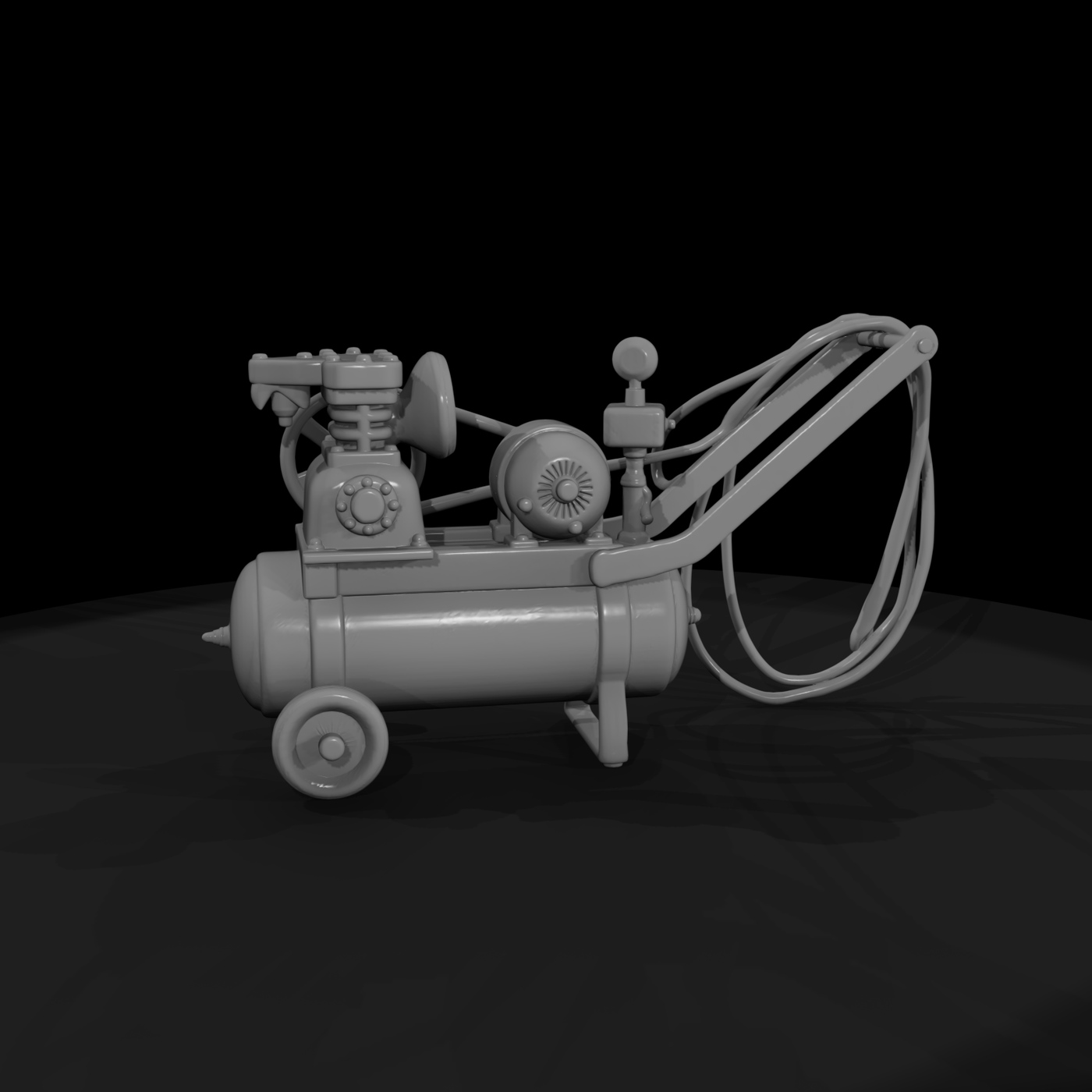 Vintage Rusty Air Compressor