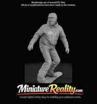 winter-skier-man-going-downhill-on-snowboard — thumbnail 4