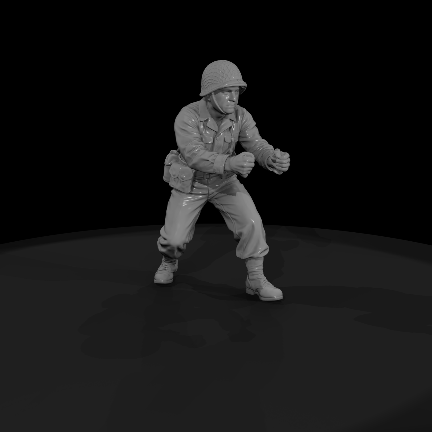 Ww2 Army 088 Wwii U S Army Artillery Crewman Figur