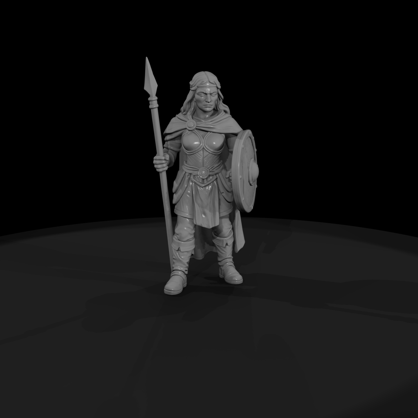 Myth 0320 Mythology Valkyrie Shield Bearer Miniatu