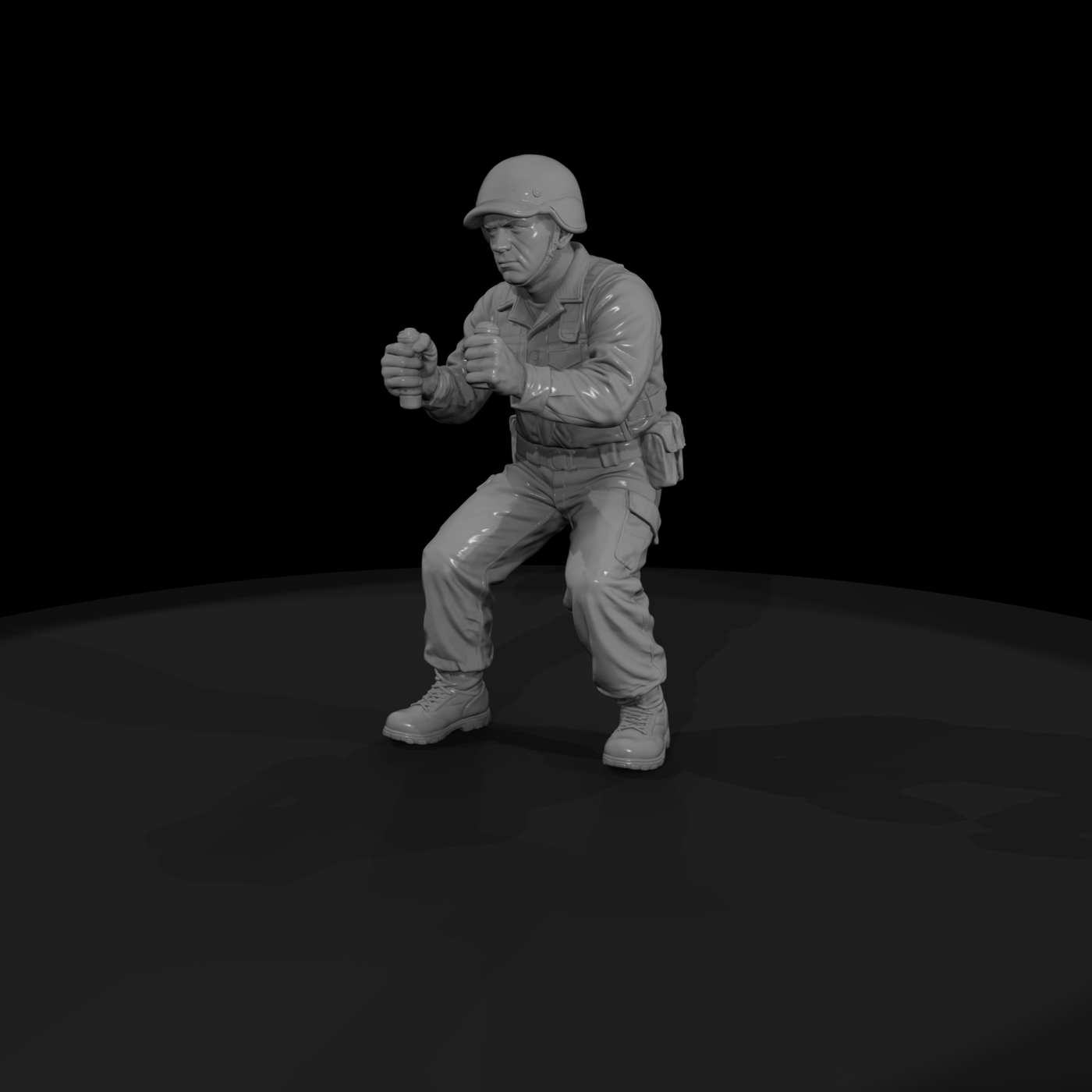 Mod Navy 061 Modern U S Navy Anti Aircraft Gunner