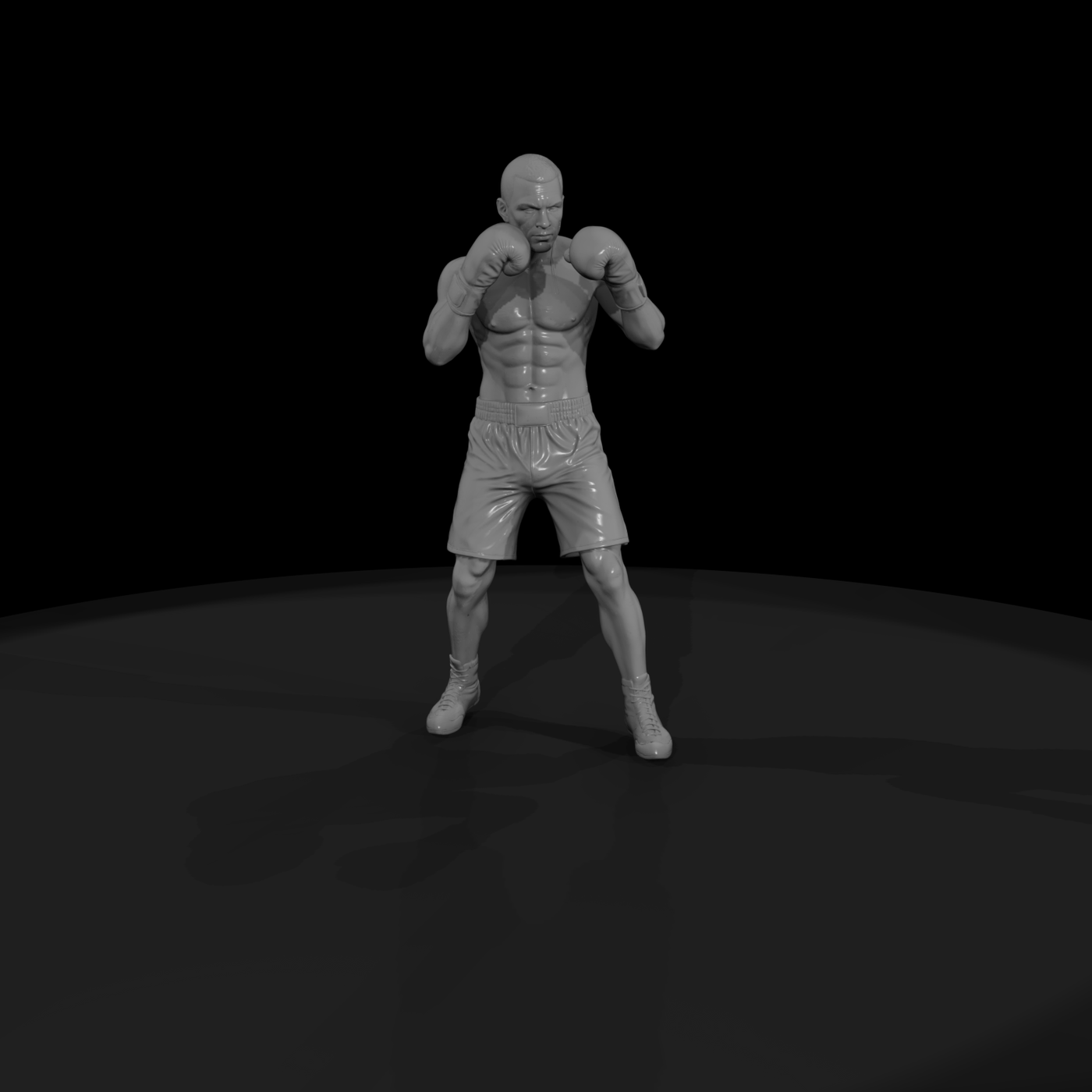 0092 Sports Boxer Stance