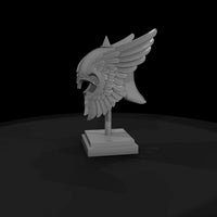 stylized-winged-viking-helmet-miniature-diorama-tabletop-065918 — thumbnail 5