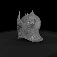 ornate-gothic-knight-helmet-fantasy-miniature-diorama-prop-113555 — thumbnail 5