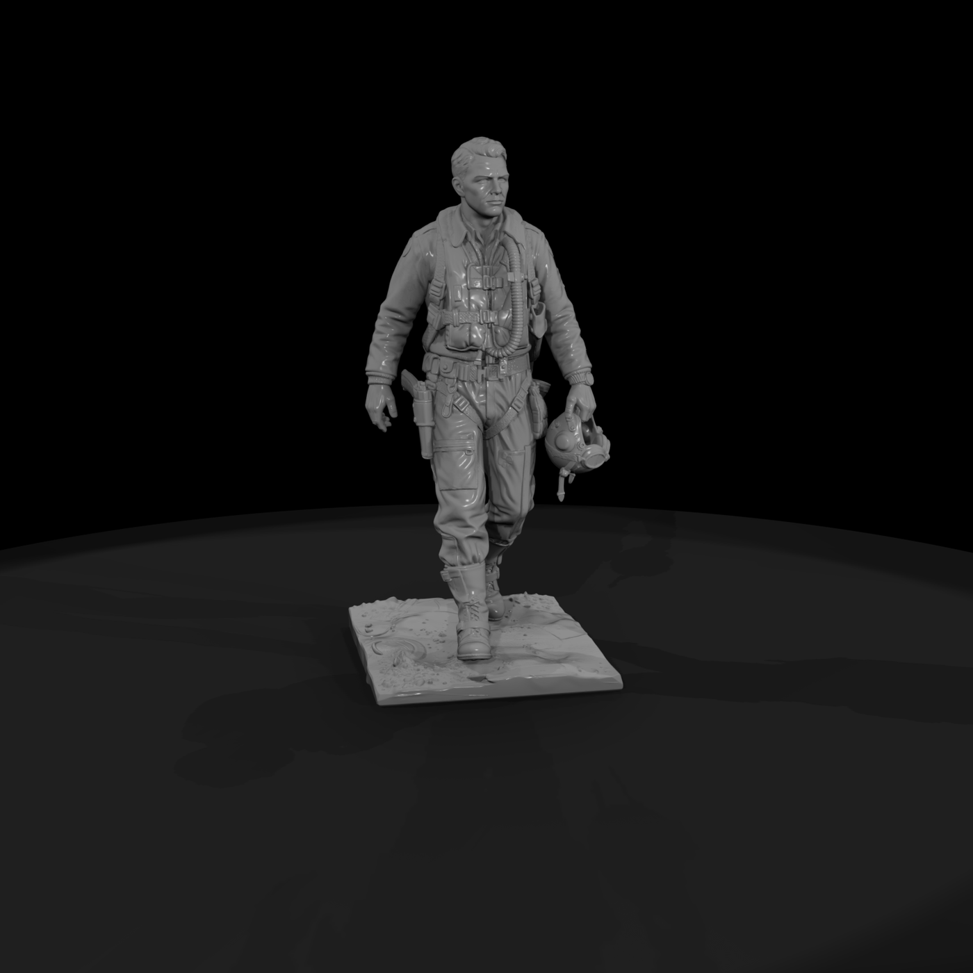 Ww2H 083 United States P 51 Fighter Pilot