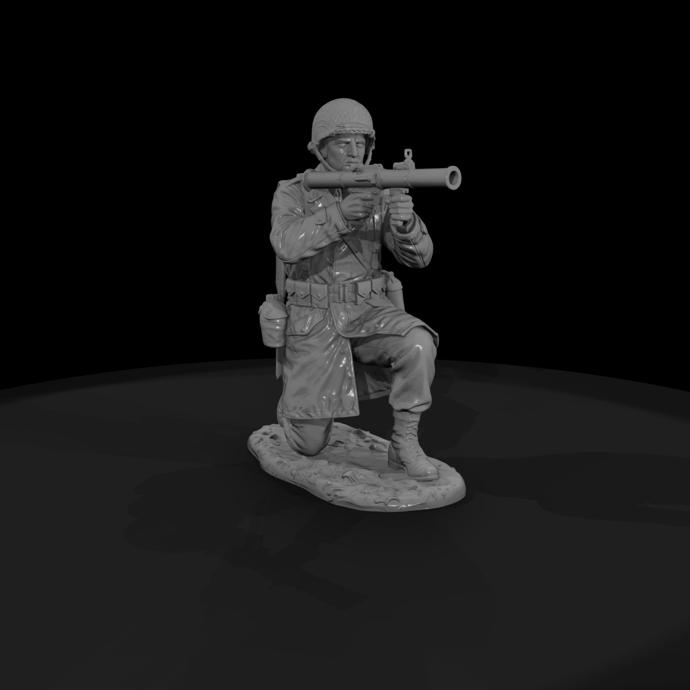 Ww2H 009 United States Army Bazooka Gunner