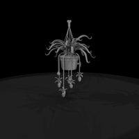 hanging-spider-plant-planter-3d-printable-miniature-215782 — thumbnail 5