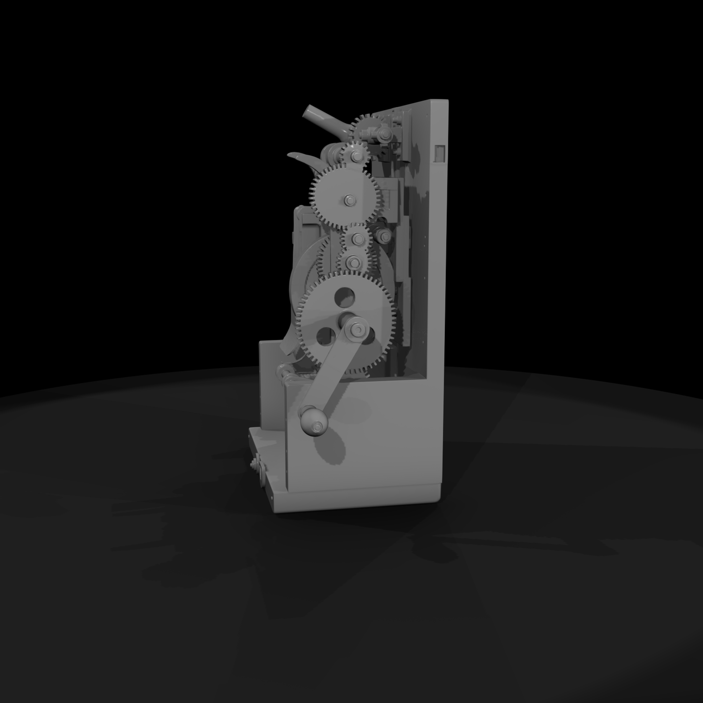 Stylized Vintage Gear Mechanism