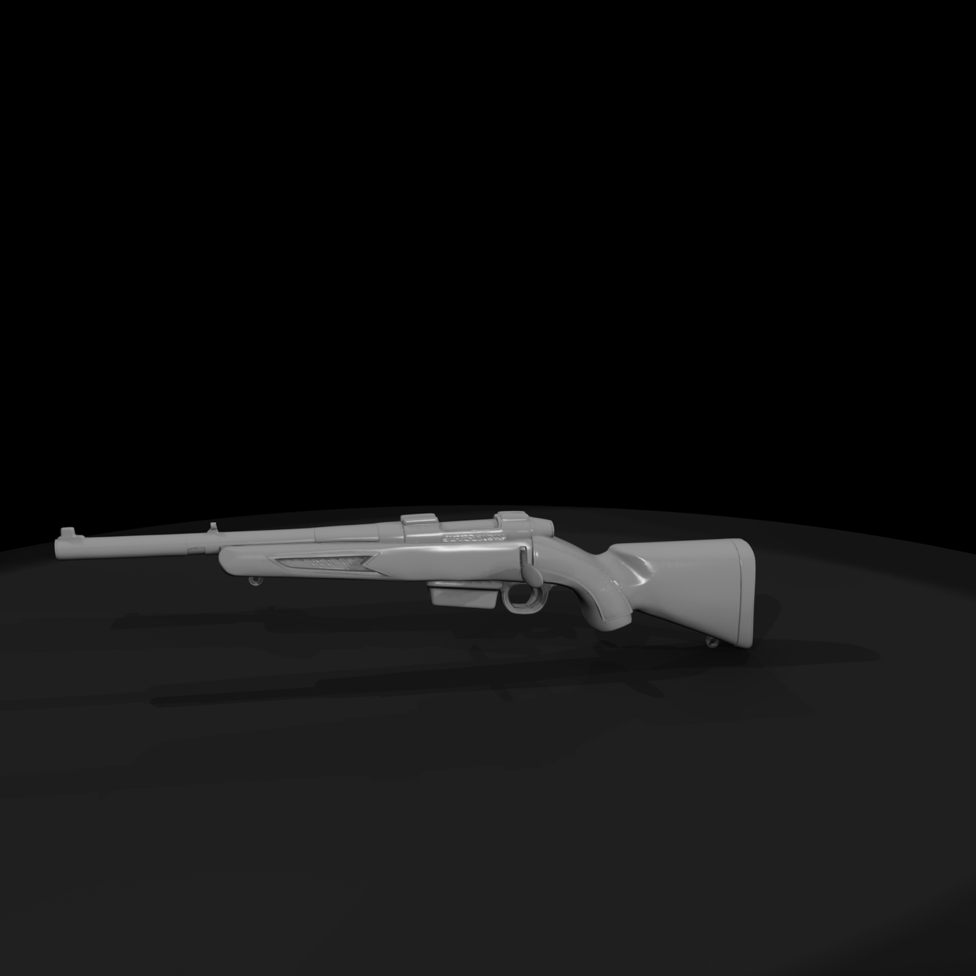 Bolt-Action Hunting Rifle