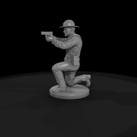 Deputy Kneeling with Drawn Pistol — thumbnail 5