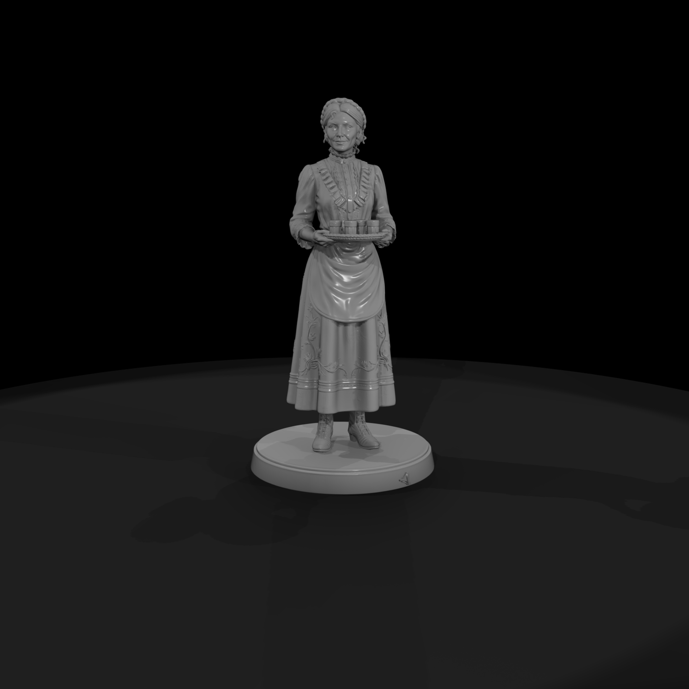 Old West Cantina Hostess with Tray