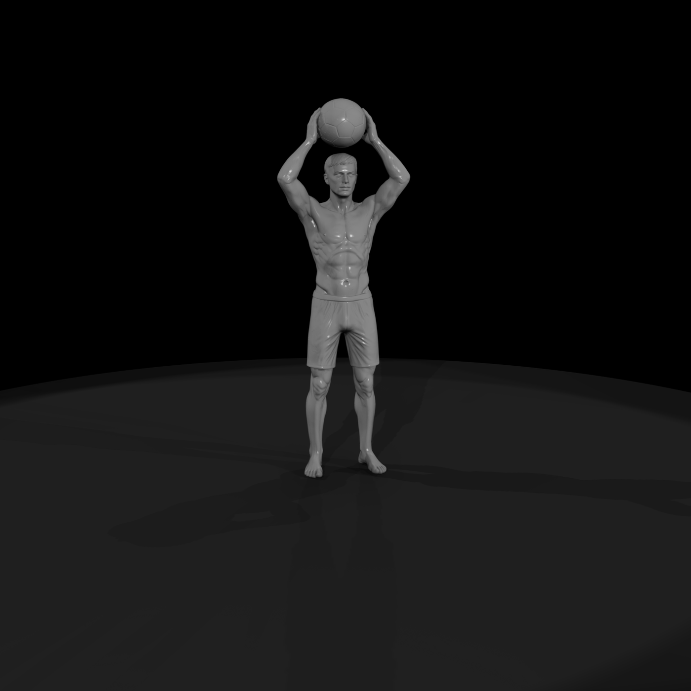 Adult Soccer Game Player 3