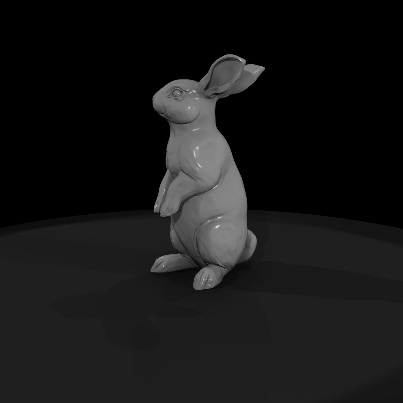 Stylized Standing Rabbit