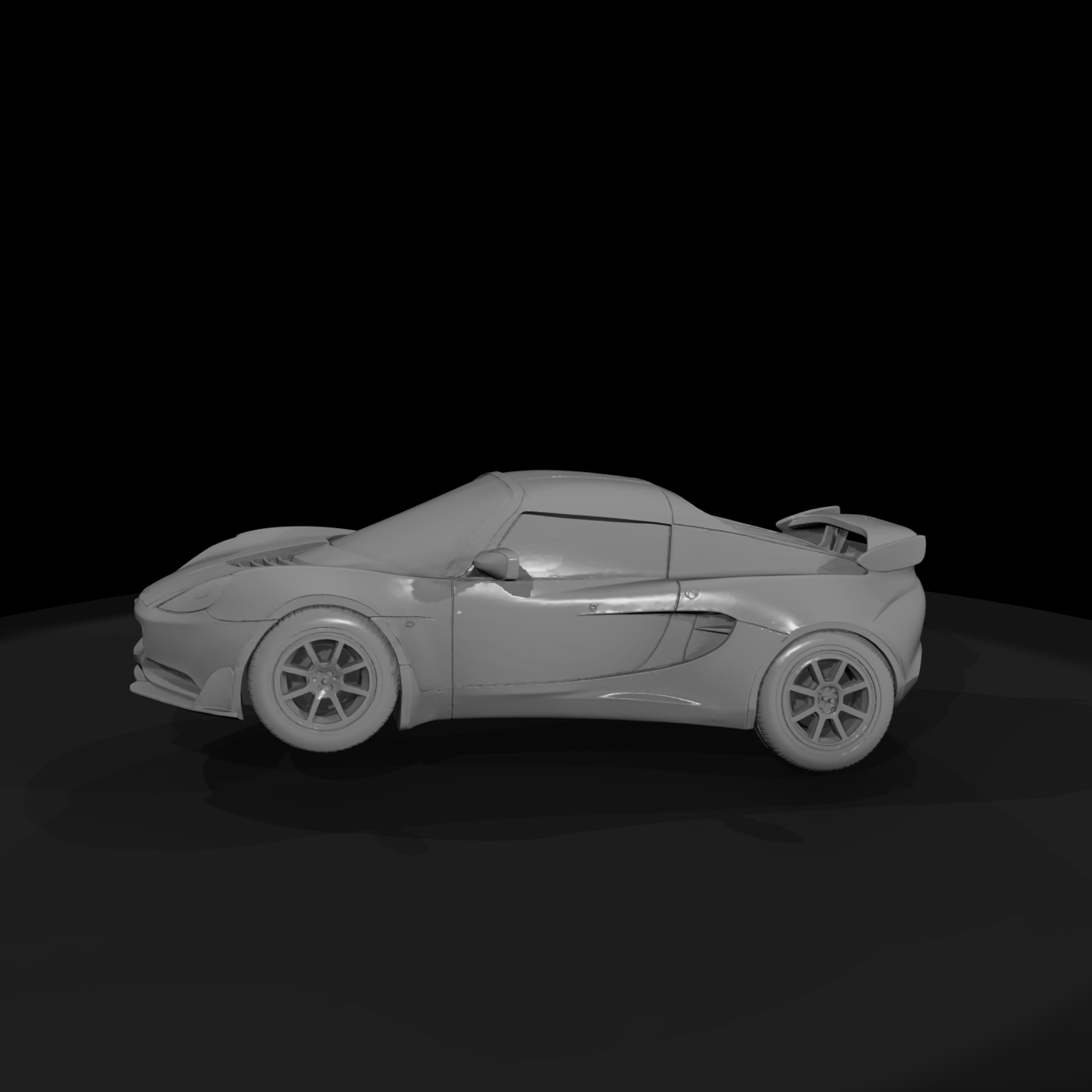 Track Sports Car ( Clay Study)