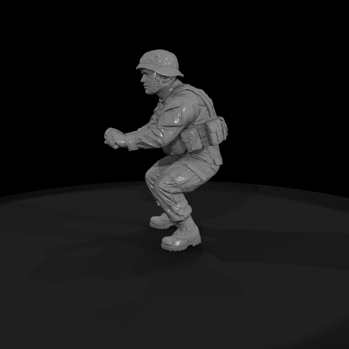 Mod Army 039 Modern U S Army Mortar Crewman Figure