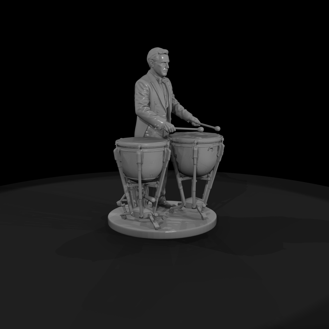 Orchestra Timpanist with Kettledrums
