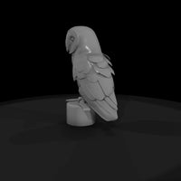 stylized-barn-owl-miniature-perched-diorama-figure-404284 — thumbnail 5