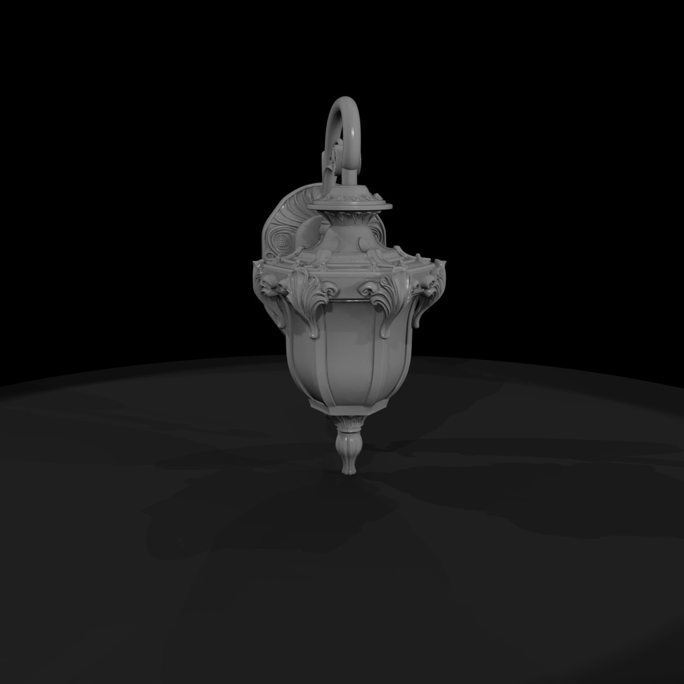 Ornate Victorian Wall Lantern (Exterior)